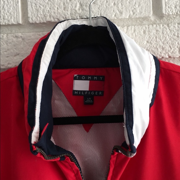 Vintage Tommy Hilfiger Jacket Coat Color Block - Picture 2 of 8